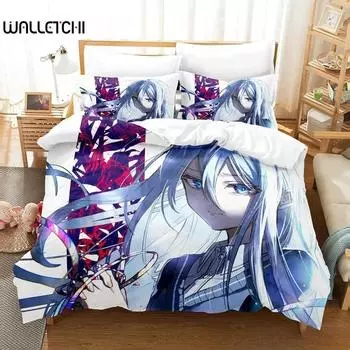 Yoisaki Kanade Bedding Set Cartoon Anime three-piece set Adult Kid Bedroom Duvetcover Sets 3D Kawaii Girl colcha de verano cama 70x133cm 2pcs