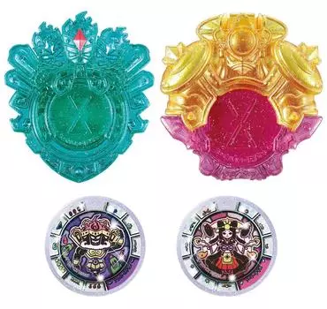 Yokai Watch Treasure Yokai Emblem Kaseki Medal Set SP Encore Terrace & Dead/Armor