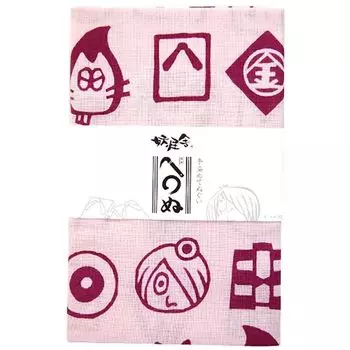 Yokaisha GeGeGe no Kitaro Tenugui Yokai Narabe, окрашенная вручную