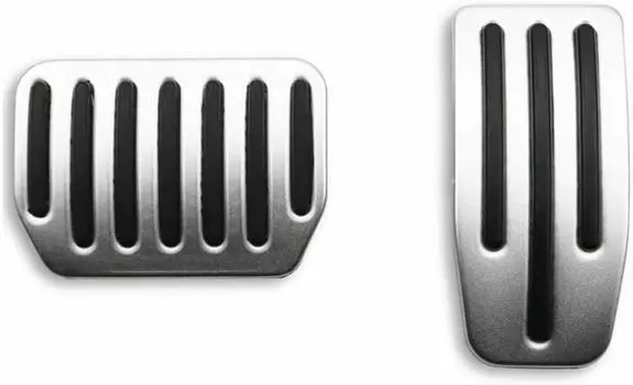 Yokkfine Tesla Model 3/Y Foot Pedal Pad Cover Non-Slip Performance Aluminum Accelerator Brake Pedal Accessories (Set of 2)