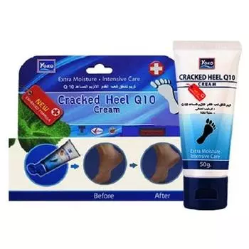 Yoko Крем для потрескавшихся пяток Q10, 50 г 50g