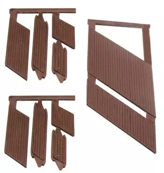 Yoko Tsugawa N gauge diagonal railroad crossing board small diorama supplies (10 parts) NA-113