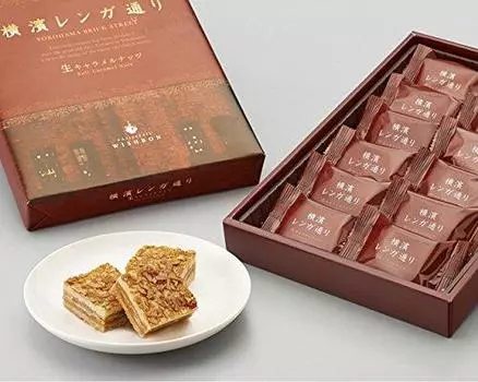 Yokohama Brick Street 12 штук Yokohama сувенир wishbond заказ подарок подарок подарок сладости выпеченные сладости Новый подарок подарок подарок домой сувенир подарок