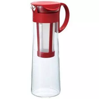 Yokohama Motomachi Coffee Hario Cold Brew Coffee Pot 1000ml Red (Red) MCPN-14R
