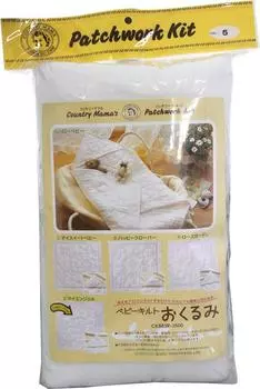 Yokota Country Mama Лоскутный комплект Baby Angel одеяло/пеленка 5.My белый