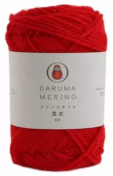Yokota Merino Style Толстая шерсть Красная серия 40г 88м Набор из 10 мотков Кол.24 Примерно. 01-5550 красный