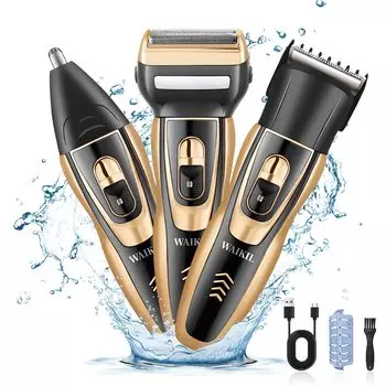 YOLODE Electric Full Body 3 в 1 Electric Hair Nose Hair Cutter New Full Body Hair Removal 3 Kit IPX7 Для Подмышек Чистый Бритье Низкий Уровень Шума Большой