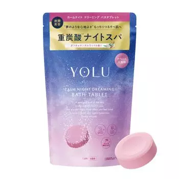 YOLU Bath Fee Calm Night Dreaming Bath Tablets 6 таблеток, чай для ванны |