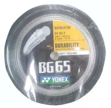Yonex Badminton String (Gut) BG-65 чёрный