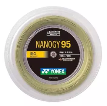 YONEX Бадминтонные струны Nanogy 95 Cosmic Gold рулон 200м (0,69 мм) НБГ95-2