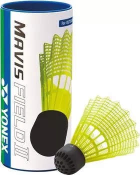 YONEX Бадминтонный челнок Outdoor Mavis Field II 3 шт. Желтый MF2CBP (004)