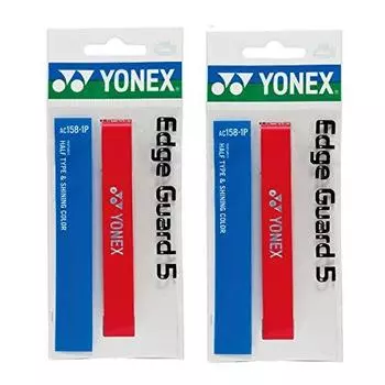 YONEX Edge Guard 5 Red Same Color Set of 2 AC158-1P-001-2SET