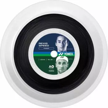 YONEX Hard Tennis String Gut Lexis Speed 125 200m Black TRSP125R2 (007) 1.25mm чёрный