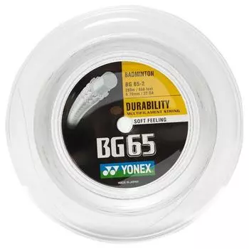 YONEX Микрон 65 BG652 Белый (200M) (011) 0,70 мм
