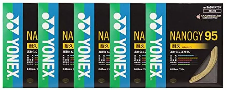 YONEX Nanogy 98 Badminton Gut 5 комплект натяжения Cosmic Gold NBG98-528-5SET