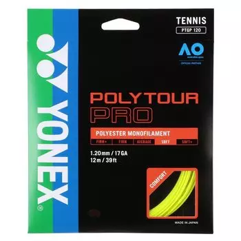 YONEX Polytour Pro 120 PTGP120 Flash Yellow (557)