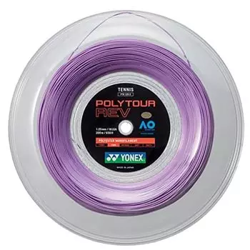 YONEX POLYTOUR REV 200M Roll Hard Tennis Polyester Gut PTR Purple (1,20 мм/1,25 мм/1,30 мм) 1,30 мм (ПТР130-2) (039) [Элемент]