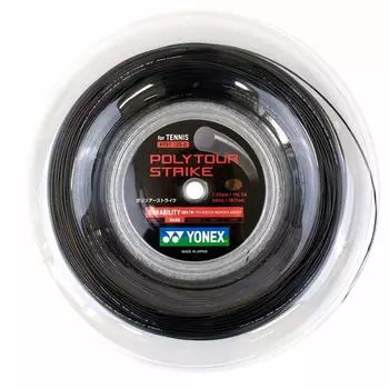 Yonex Polytour Strike 200M Roll Hard Tennis Polyester Gut Cool Black (ПТСТ120/ПТСТ125/ПТСТ130-2) Калибр 1.20мм (730) [Элемент]