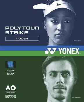 YONEX Rigid Tennis Gut String POLYTOUR STRIKE 130 PTGST130 [Post-mail compatible] синий