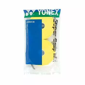 Yonex Super GRAP Grip Tape, Yellow, 30-pack