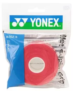 YONEX Tennis Badminton Grip Tape Wet Super Grip Refill AC1025 Wine Red (5 pieces)