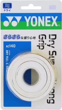 YONEX Tennis Grip Tape Dry Super Strong GRIP White AC140 (011)