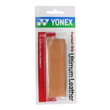 YONEX Tennis Replacement Grip Premium Grip Ultimate Leather AC221 Brown