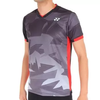 Yonex Tennis Wear Unisex Game Shirt 10474 2022FW Black S 007