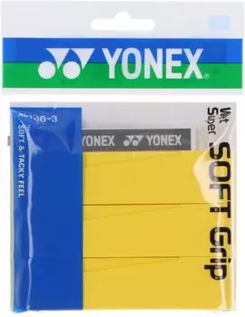 YONEX Wet Super Soft Grip 004 Желтый (3 куска) АС136-3