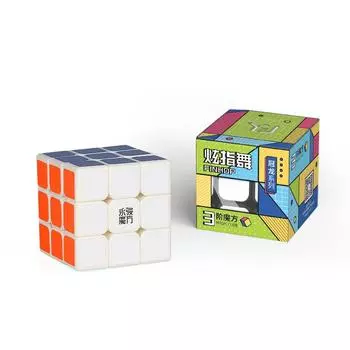Yongjun Самый продаваемый Guanlong V3 Наклейки 3x3x3 Магический кубик Игрушки Пазл Обучающие игры 3x3 Кубик