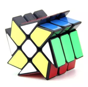 YongJun YJ ветряная мельница Magic Cube меняет нерегулярно Jinggang Speed Cube с матовой наклейкой YJ 3x3x3 игрушка-головоломка для детей