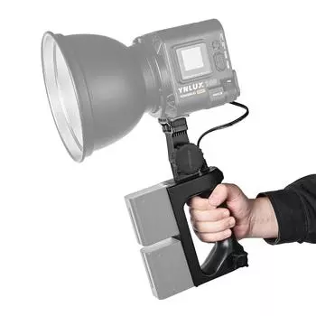 YONGNUO NP-F База источника питания с батарейной ручкой для YONGNUO YNLUX100/ YNLUX100 Pro LED Video Light чёрный