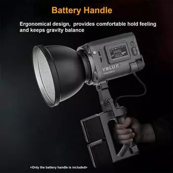 YONGNUO NP-F Блок питания с батарейной ручкой, совместимый со светодиодной видеолампой YONGNUO YNLUX200