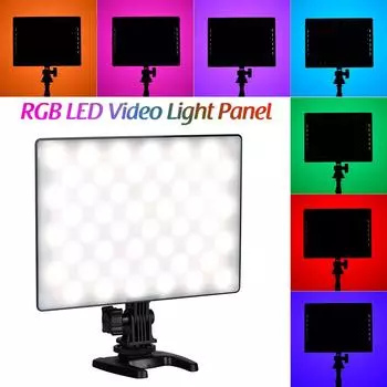 YONGNUO YN300 Air II Светодиодная панель для видеосъемки RGB 3200K-5600K Заполняющая лампа для фотосъемки 10 Освещение чёрный