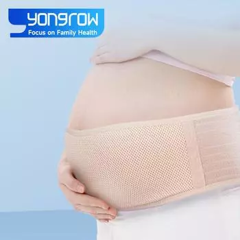 Yongrow пояс для беременных для беременных женщин послеродовой пояс для таза Регулируемый поддерживающий пояс для живота и спины при болях в животе, тазе, талии и спине абрикосовый
