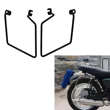 Yoothi совместимый Kawasaki W400 W650 W800 кронштейн для крепления подседельной сумки из цельной стали с боковым креплением держатель для багажника