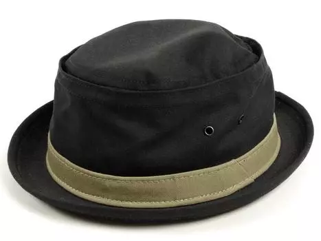 York NEWYORK HAT Pork Pie Cotton Stingy Black XL [Новая шляпа] [COTTON STINGY] чёрный