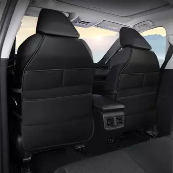 YORKNEIC Seat Kick Guard Toyota RAV4 50 Series Текущий с 2019 года Специальный дизайн спинки сиденья Коврик из синтетической кожи Коврик для предотвращения ударов Автомобильное сиденье