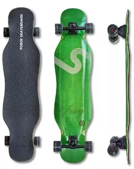 YOROI SKATEBOARD FUSING 41SW Yoroi Fuujin Fujin Armor Fujin Green Long Скейтборд