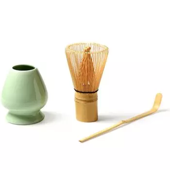 Yoseka 100 Standing Chasen Chasen Repair Tea Coop Matcha 3 Piece Set Tea Utensils & &