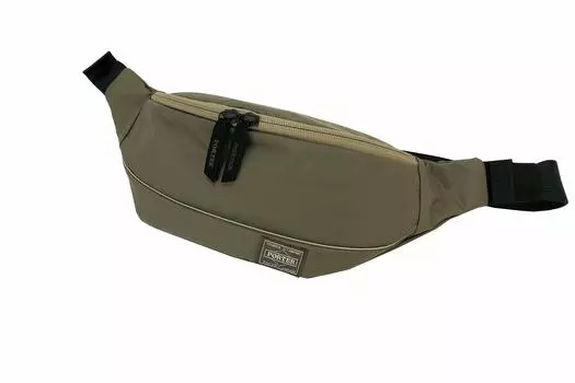 Yoshida Bag Girl Mousse Body Bag Waist Bag L Size Greige [Porter] 751-18181 (2. (41))