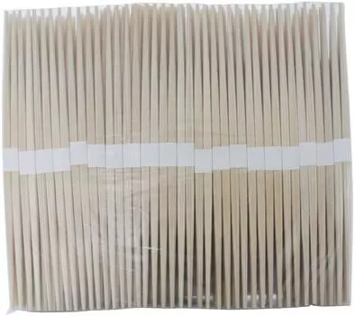 Yoshii Shoji Made in Japan Yoshino Cedar Ranchu White Obi Wrap Luxury Disposable Chopsticks 26cm 100 Servings Kaiseki Restaurant YOS-003
