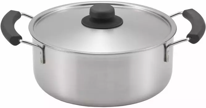 Yoshikawa Cooking Sauce Pot 22cm Pot Fire Compatible Stainless Steel Made in Japan YJ3740 Sea s Double-handed IH/Open