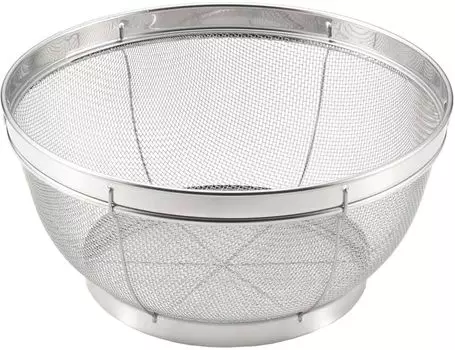 Yoshikawa Deep Colander Silver 25cm Stainless Steel Mizlead II SH8613 18-8