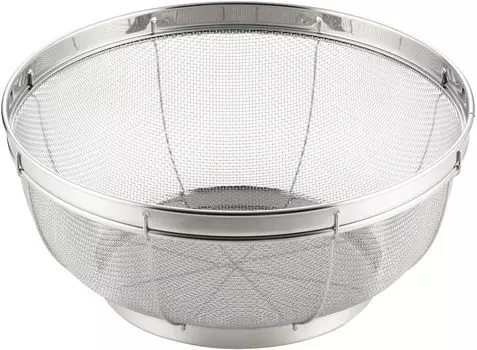 Yoshikawa Deep Colander Silver 28cm Stainless Steel Mizlead II SH8614 18-8