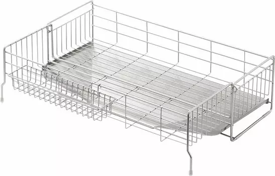 Yoshikawa Drainer Drainer Made in Includes Chopstick Width 20 x Depth For 5 to 6 Sink Wide Deep 1305934 Tableware Drainer Kitchen Basket Rack, Basket,