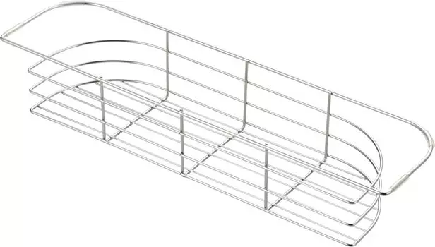 Yoshikawa Drainer Rack Drainer Basket Made in Japan Width 12 x Depth 47 x Height Sink Side Series 1306224 Tableware Drainer Basket Kitchen Sink Tray