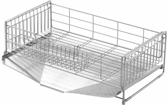 Yoshikawa Drainer Rack Drainer Basket Сделано в Японии Ширина 26 x Глубина 47 см Для людей Sink Side Wide Ширина 1306054 Сушилка для посуды Кухня