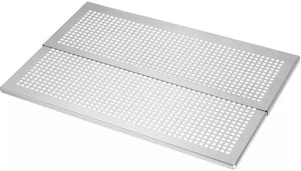 Yoshikawa Drainer Rack Drainer Basket Сделано в Японии Прочная выдвижная пластина Silver Глубина 57 см Ширина 1305978 Сушилка для посуды Корзина для кухонной мойки Поднос серебряный