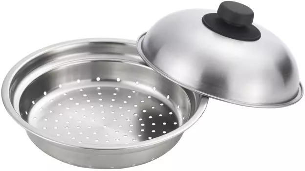 Yoshikawa Easy Steaming Plate на горшке Smart Steamed Food Блюда для приготовления на пару из нержавеющей стали Сделано в Японии YJ3698 (18~20см)